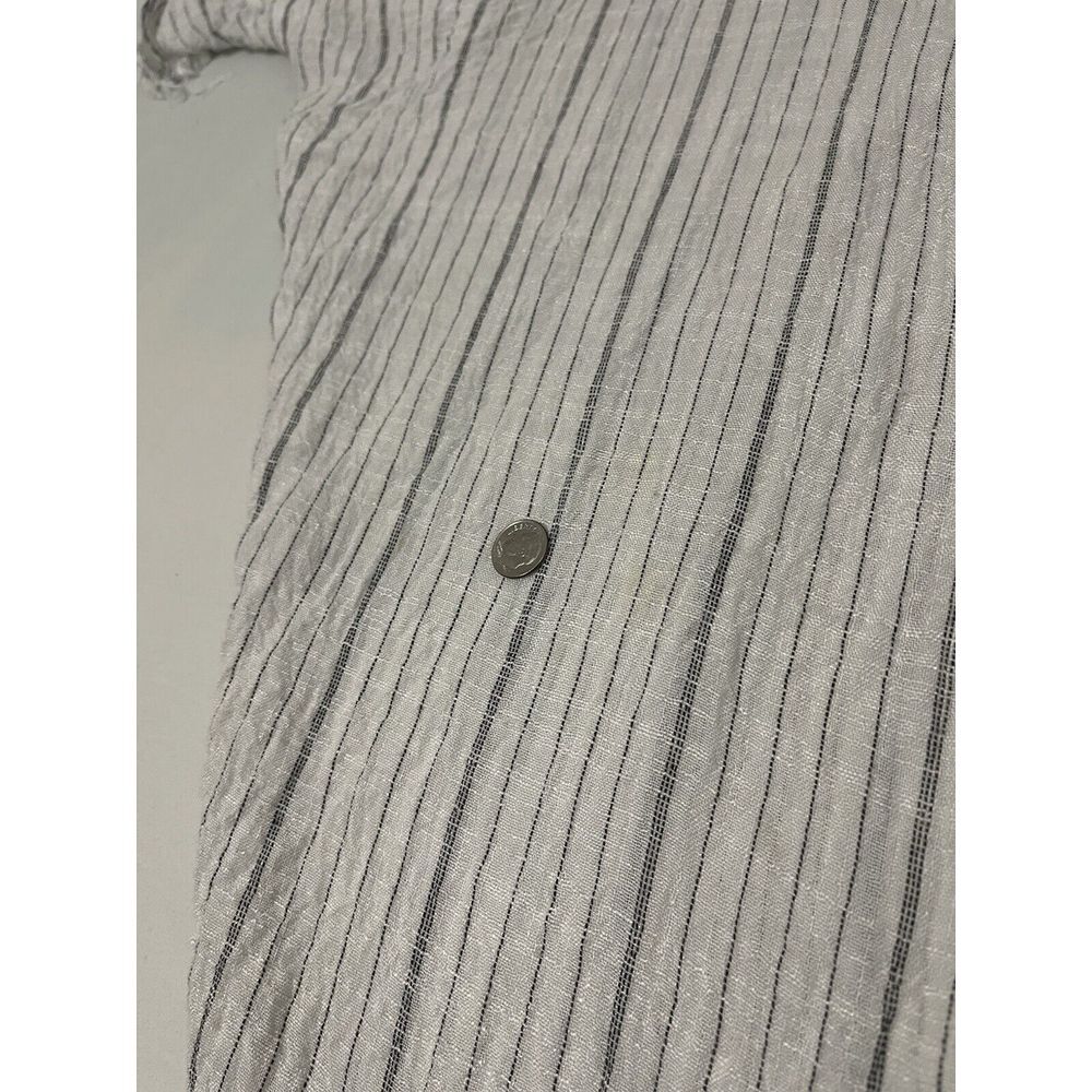 Free People Wrap Open Front Sheer One Size Striped - Picture 3 of 7